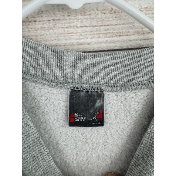 Vintage Hard Rock Cafe Paris Embroidered Crewneck Sweatshirt Adult Large Gray - Picture 5 of 7